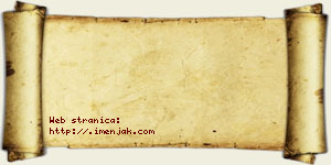 Gala Đaković vizit kartica